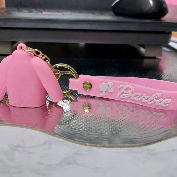 Barbie Nice Outfit Keychain or Handbag Charm Accessory 2 Colors to Choose - Picture 9 of 10